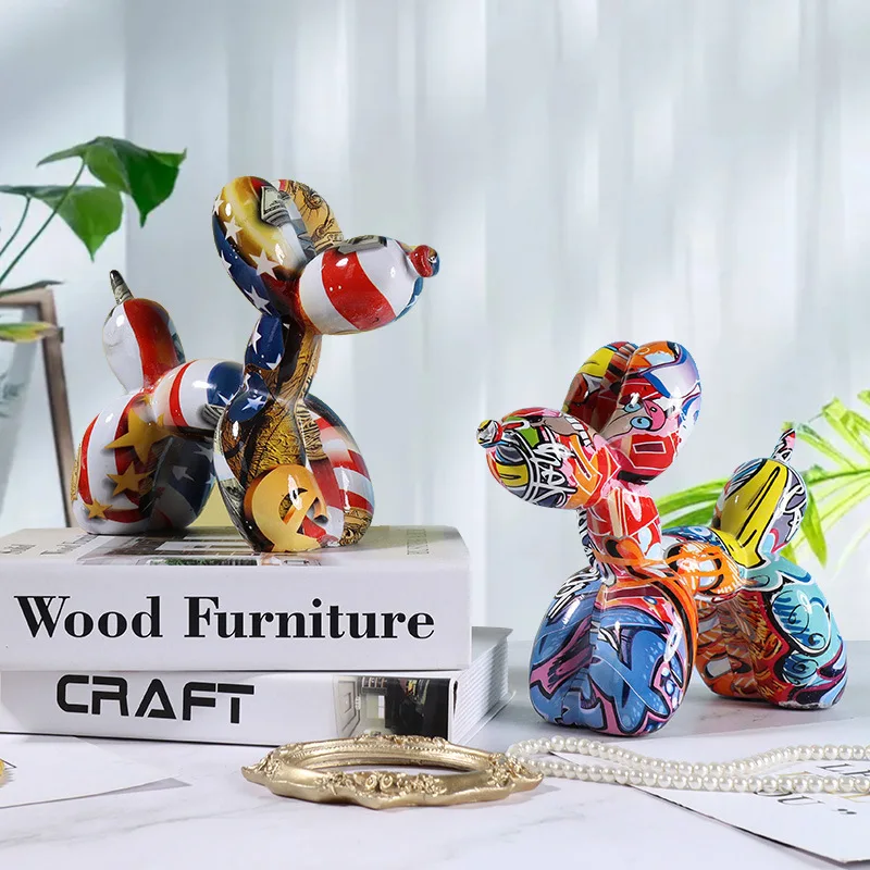 Resin Art Decoration Items - Globo de Graffiti de resina, figuritas