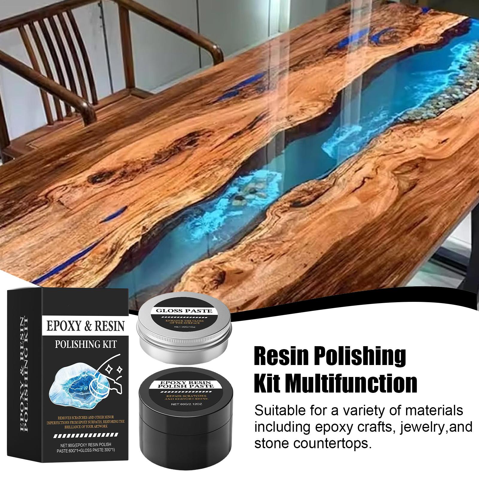 Resin Art Table - Kit de Pulido de Resina Epoxi