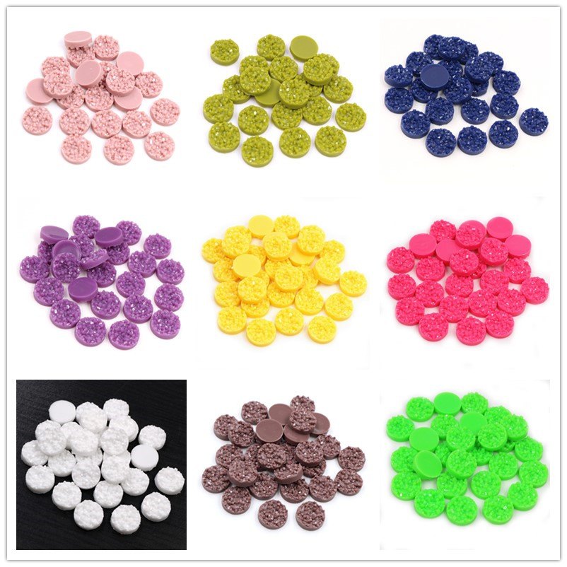 Resin Art Gift Ideas - 40 Uds. Cabujones Druzy de resina