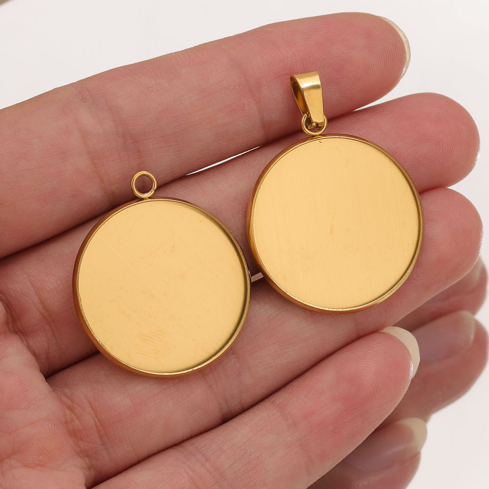 Resin Art Gift Ideas - 10 Uds. De colgantes dorados de