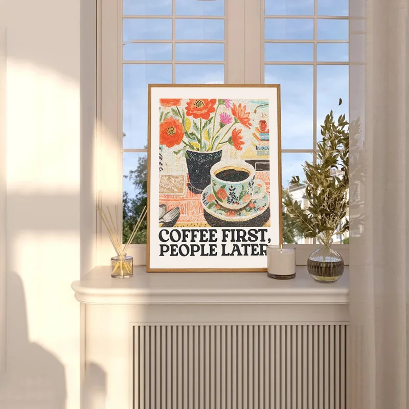 Resin Art Gallery - Póster de Arte Retro con Diseño