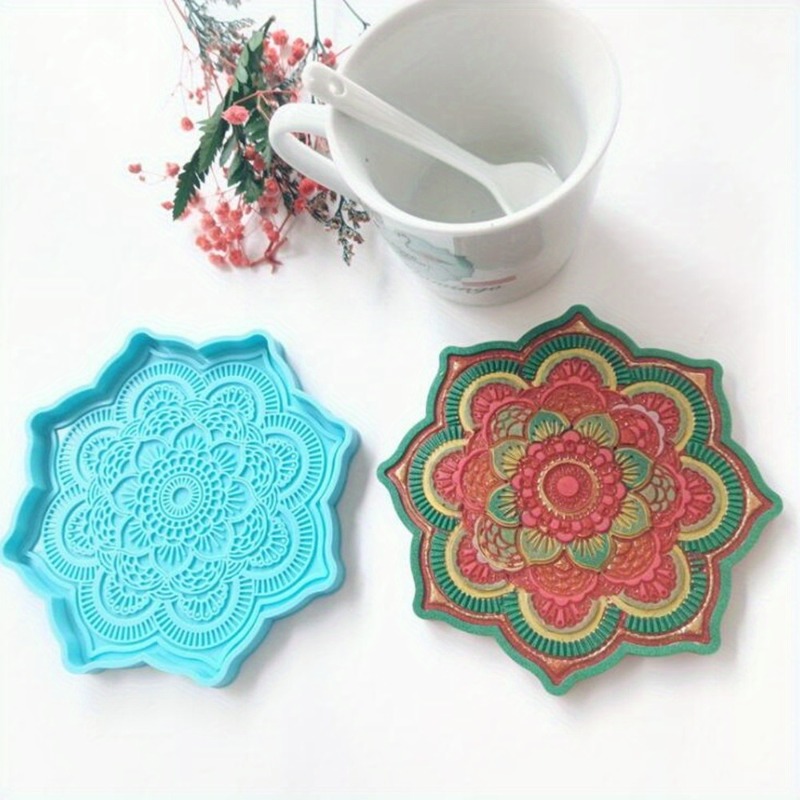Resin Art Products - Molde de silicona con posavasos de