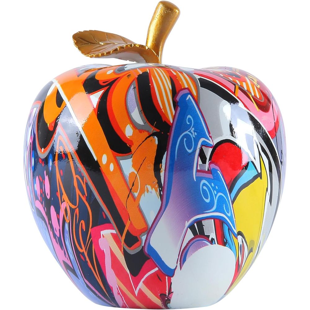 Resin Art Table - Estatua abstracta de arte graffiti, figuras