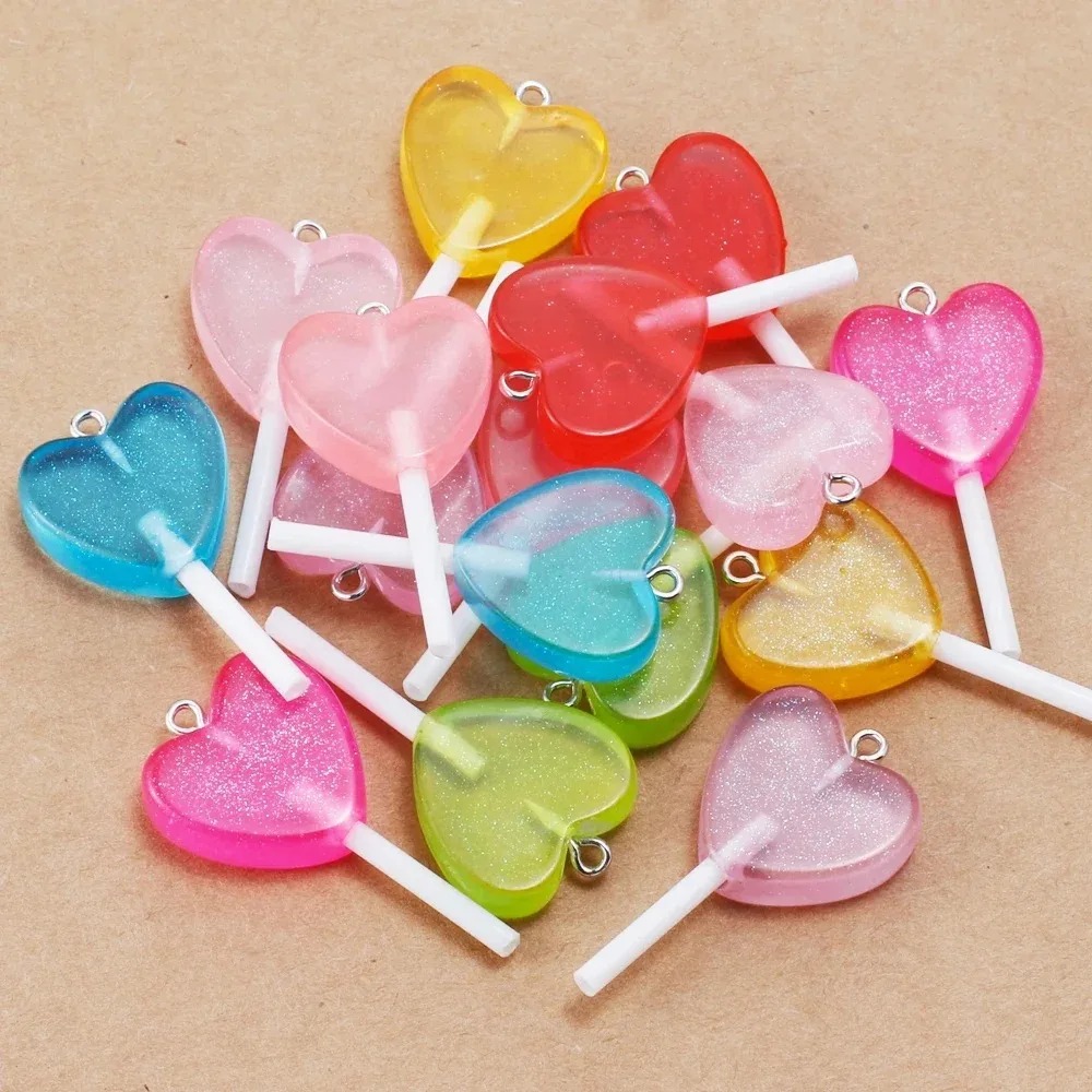 Resin Art Gift Ideas - 10 unidades de dijes de resina