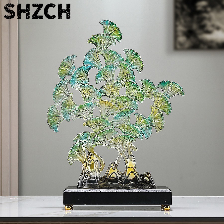 Resin Art Tree - Escultura de Resina de Árbol de