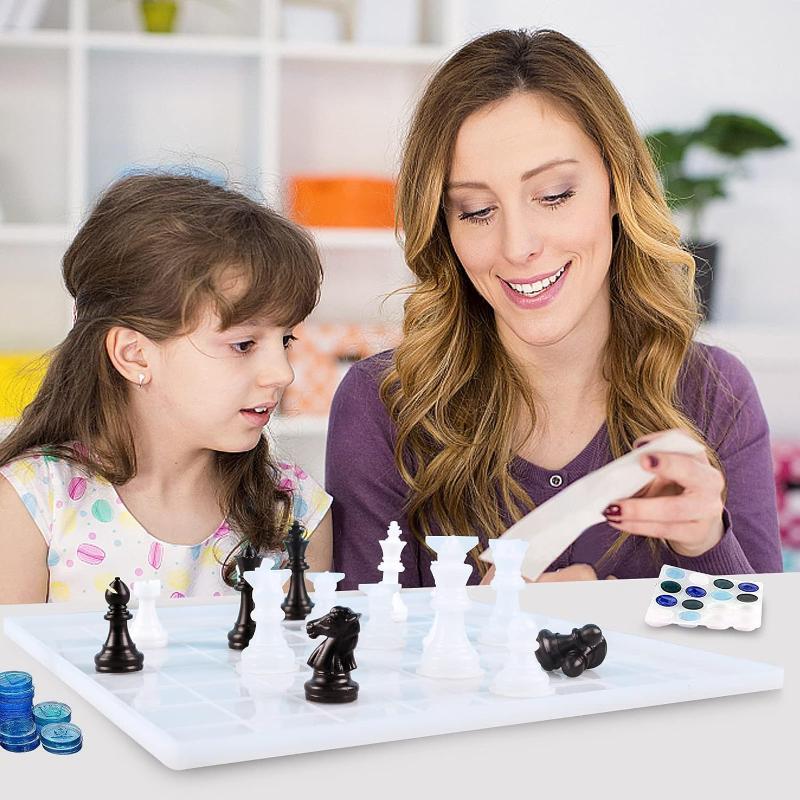 Molde de resina para juego de  - Resin Art Table reseña y precio