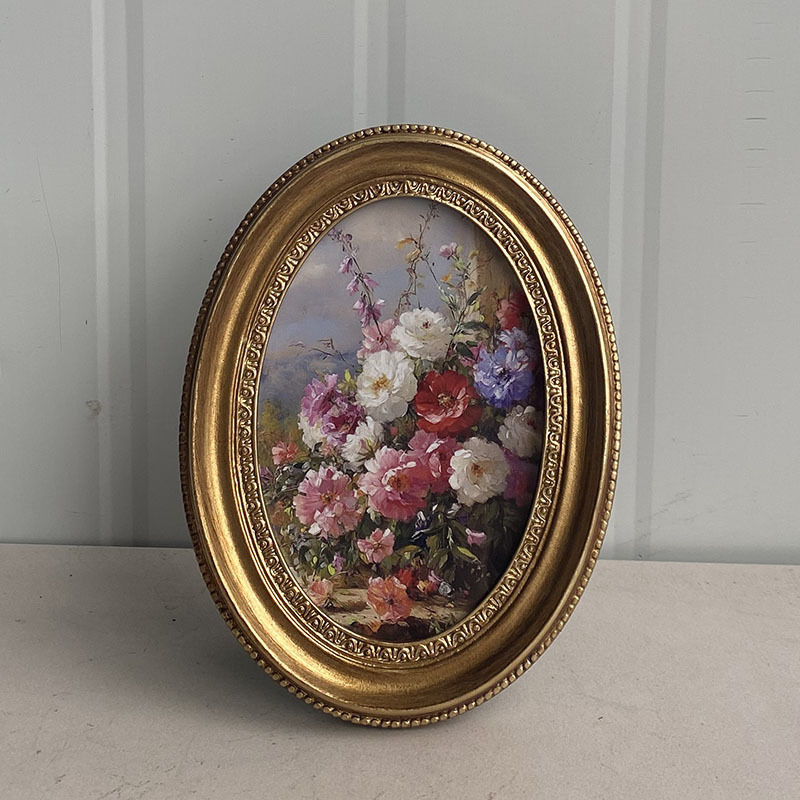 Marco de fotos dorado en relie - Resin Art Gallery reseña y precio