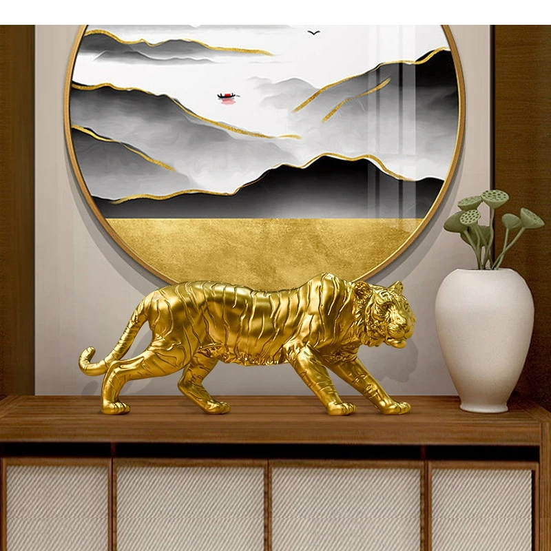 Modelo de Tigre Dorado, Decora - Resin Art Aesthetic reseña y precio