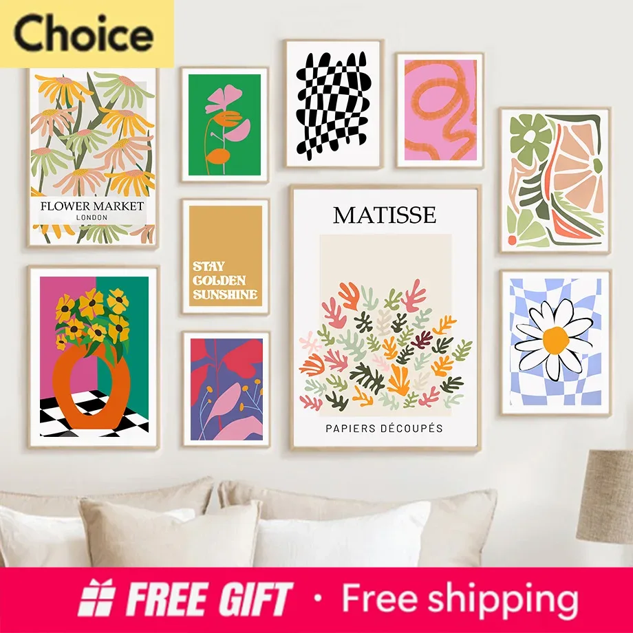 Cuadro Abstracto de Matisse co - Resin Art Gallery reseña y precio