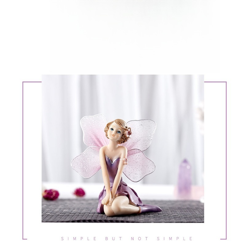Figura de Hada de Flores en Mi - Resin Art Decoration Items reseña y precio