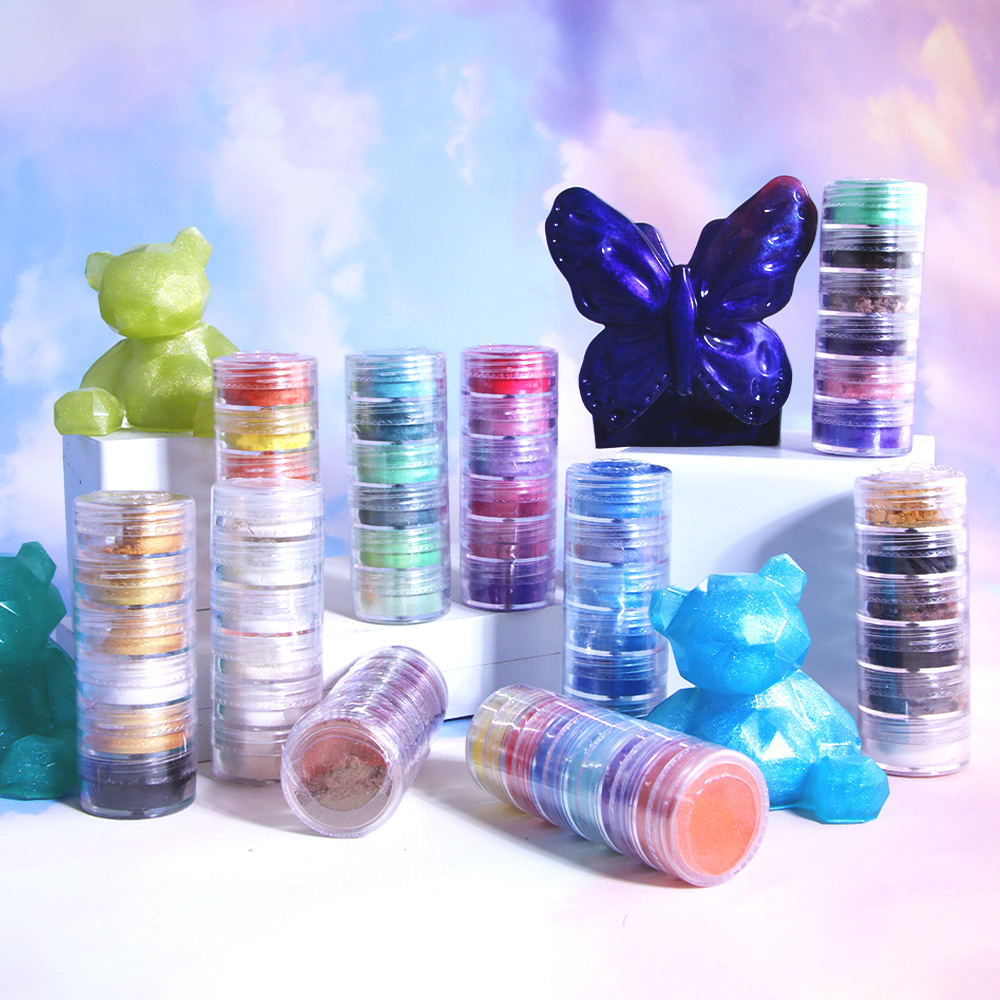 Polvo de Mica Perlada con Bril - Pearl Powder Resin reseña y precio