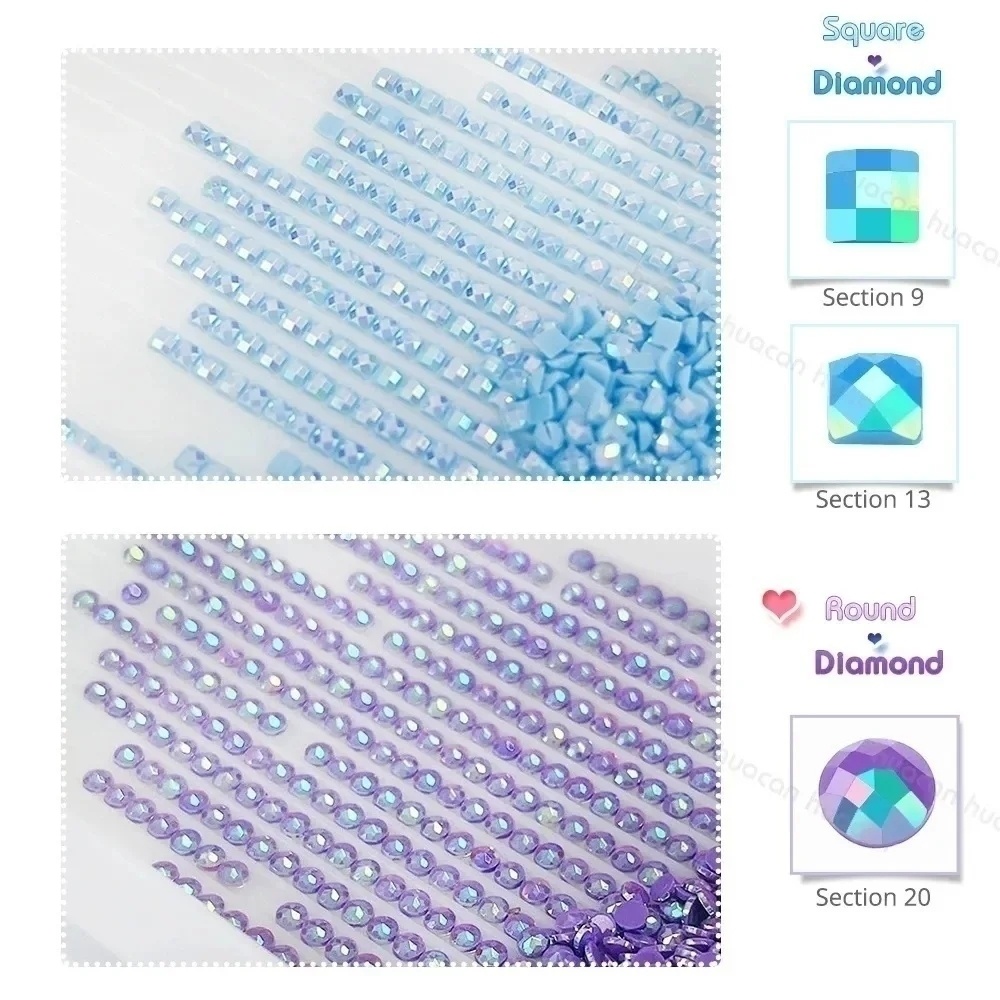 HUACAN-pintura de diamante 5D  - Resin Art Tree reseña y precio
