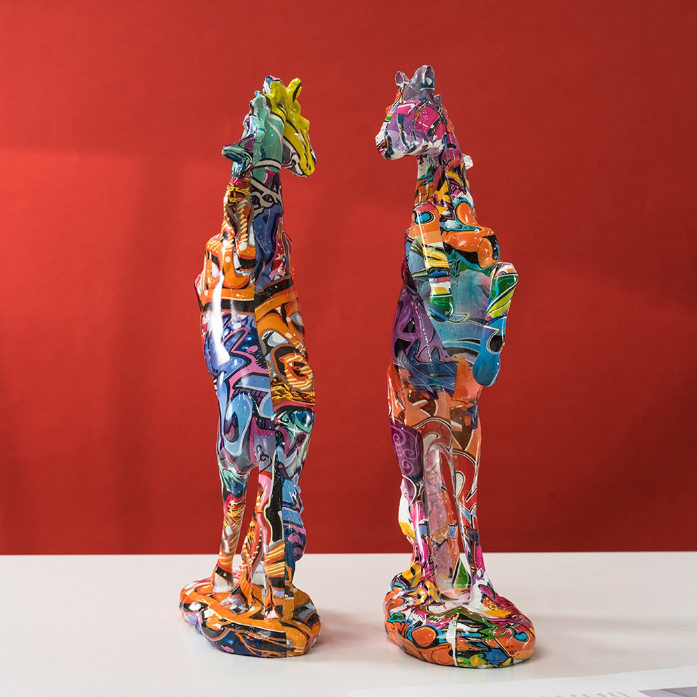 Estatua de caballo graffiti, a - Resin Art Decoration Items reseña y precio