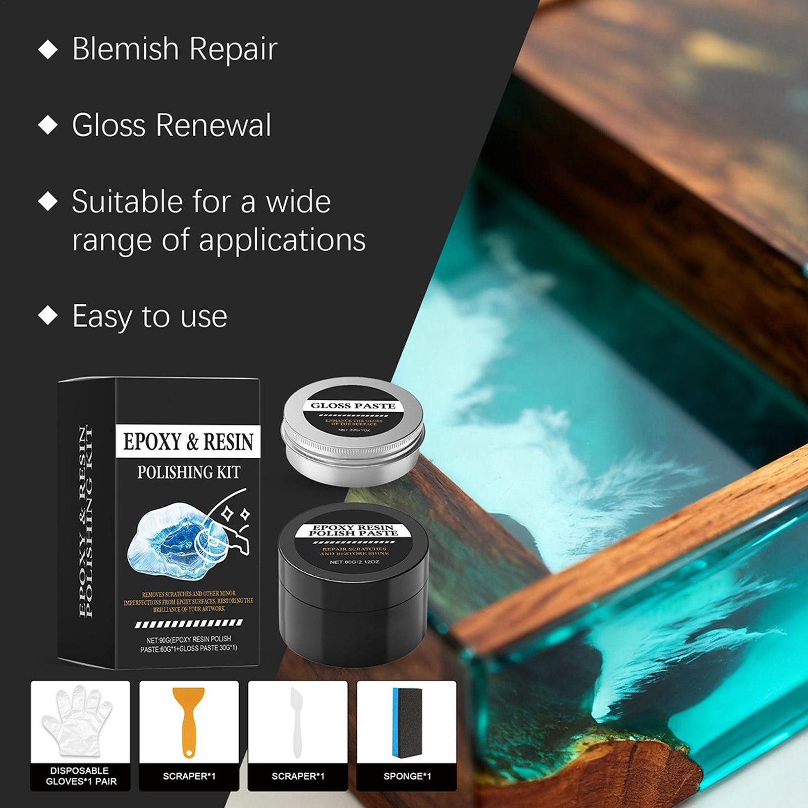 Kit de Pulido de Resina Epoxi  - Resin Art Table reseña y precio
