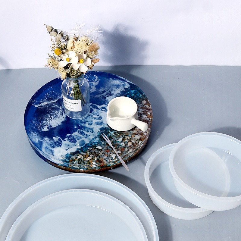 Moldes de resina epoxi redondo - Resin Art Table reseña y precio