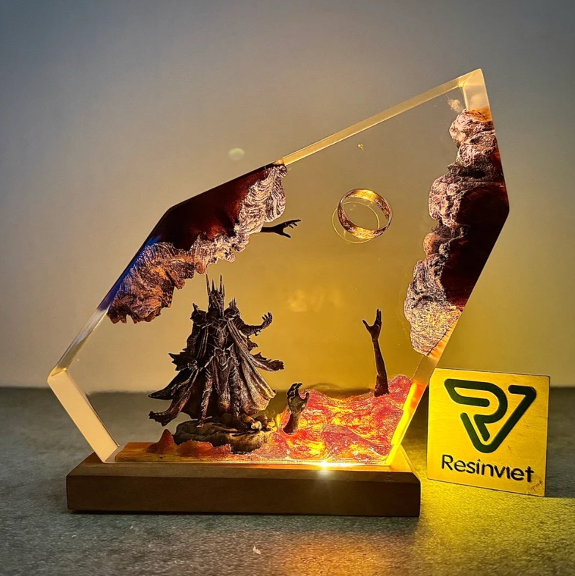 Nueva Lámpara de Mesa de Resin - Resin Art Decoration Items reseña y precio
