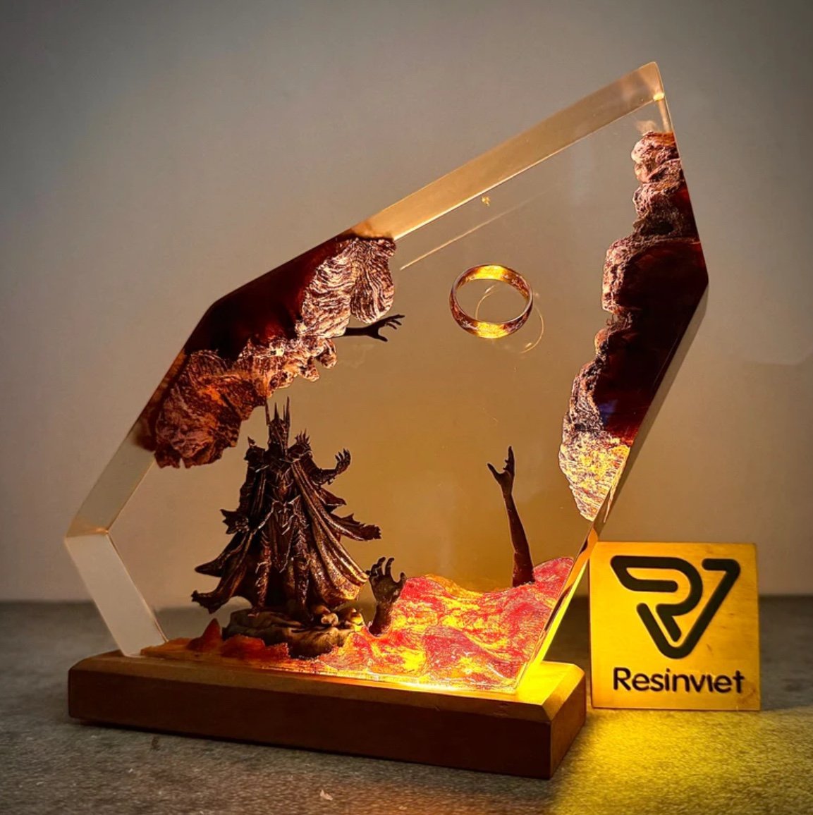 Nueva Lámpara de Mesa de Resin - Resin Art Decoration Items reseña y precio