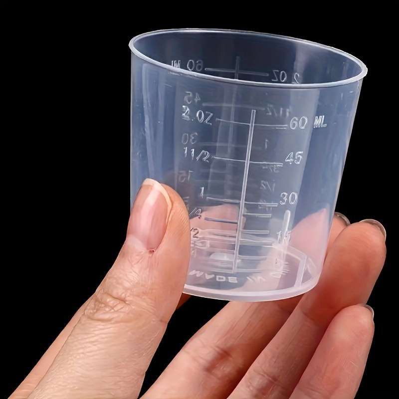 50 Vasos Graduados Transparent - Resin Mixing Cup reseña y precio