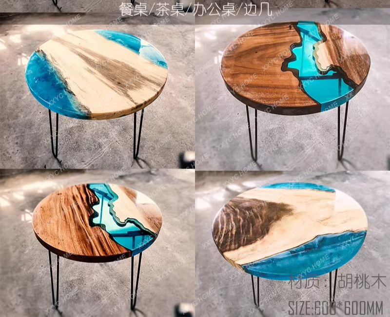 Mesa de comedor de arte creati - Resin Art Table reseña y precio