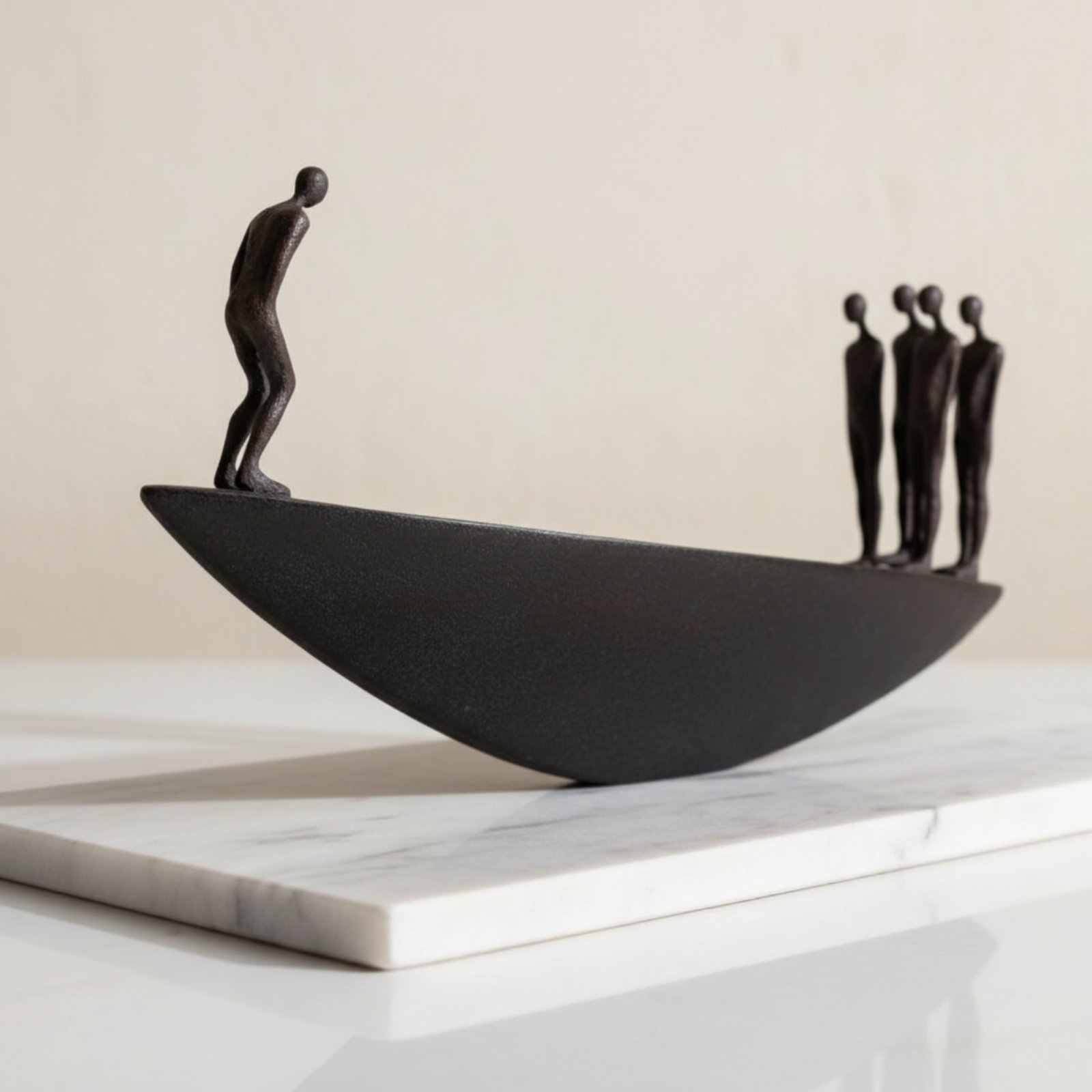 Estatua Moderna de Velero de R - Resin Art Design reseña y precio