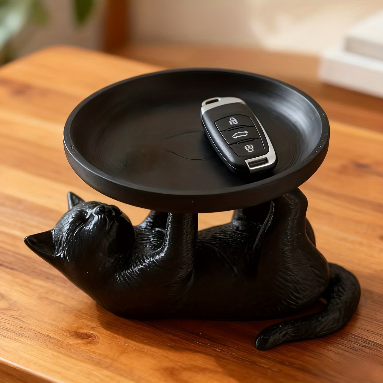 Estatua de gato de resina con  - Resin Art Table reseña y precio