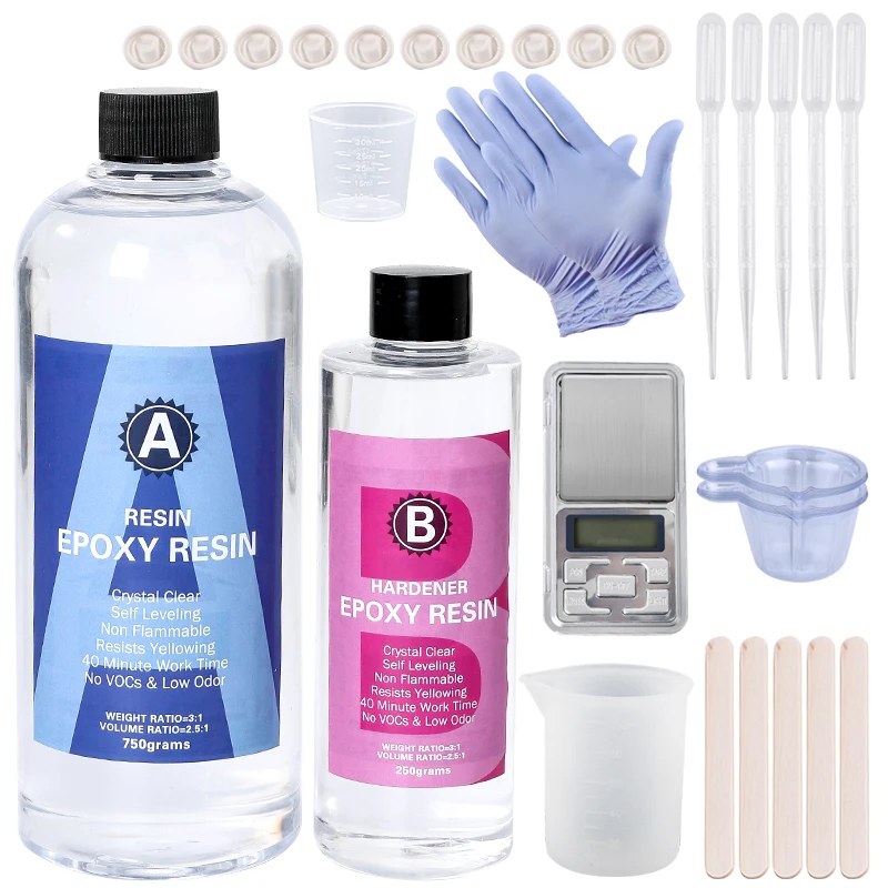 Kit de resina epoxi transparen - Resin Mixing Cup reseña y precio