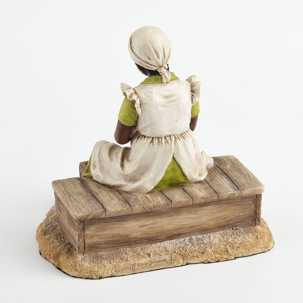 Escultura de Niña Negra Joven  - Resin Art On Wood reseña y precio