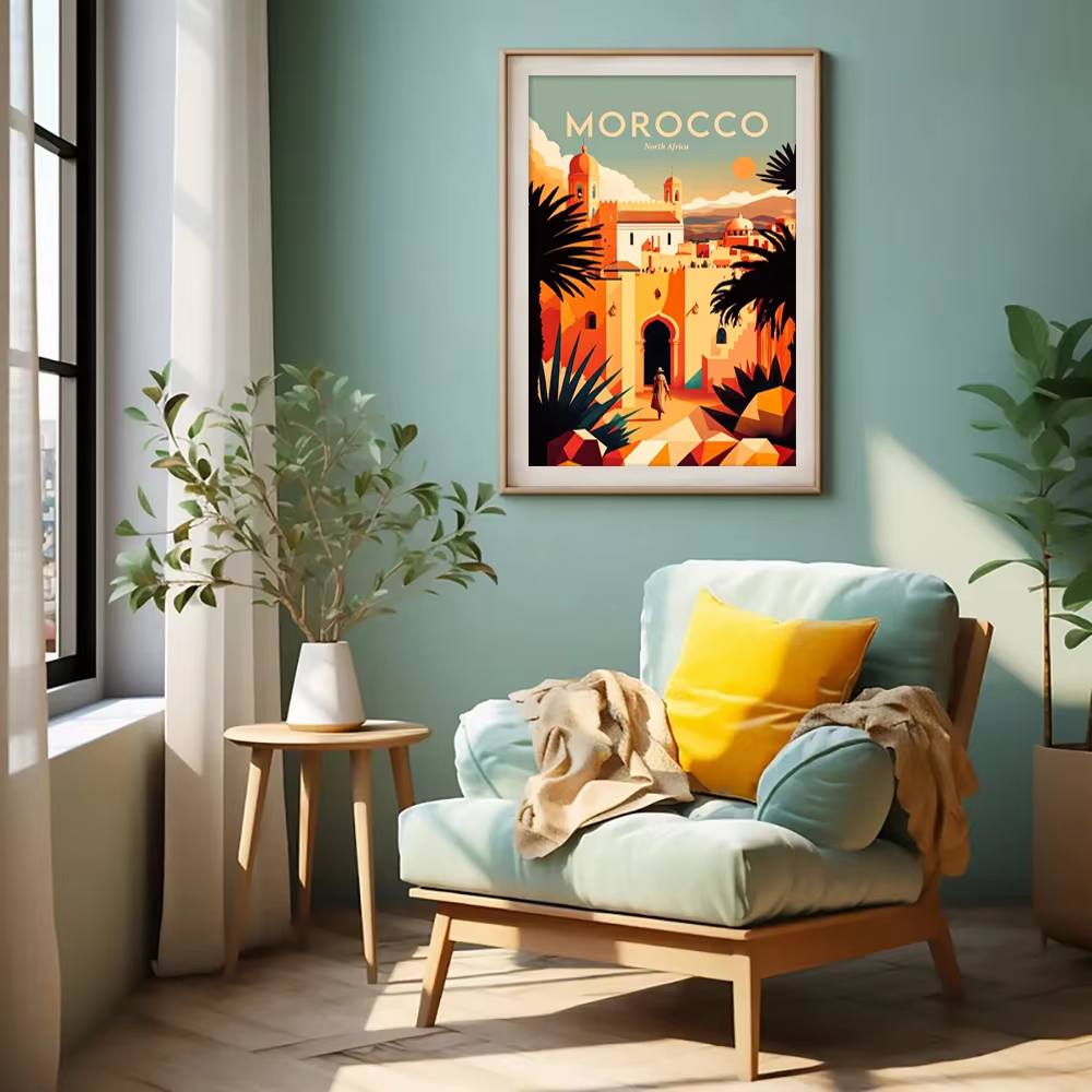 Póster Artístico Vintage de Se - Resin Art Gallery reseña y precio