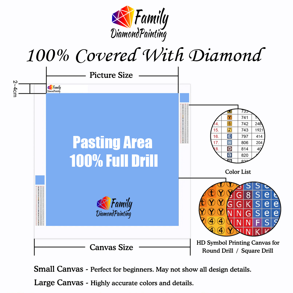 Pintura de diamante familiar c - Resin Art Kit reseña y precio