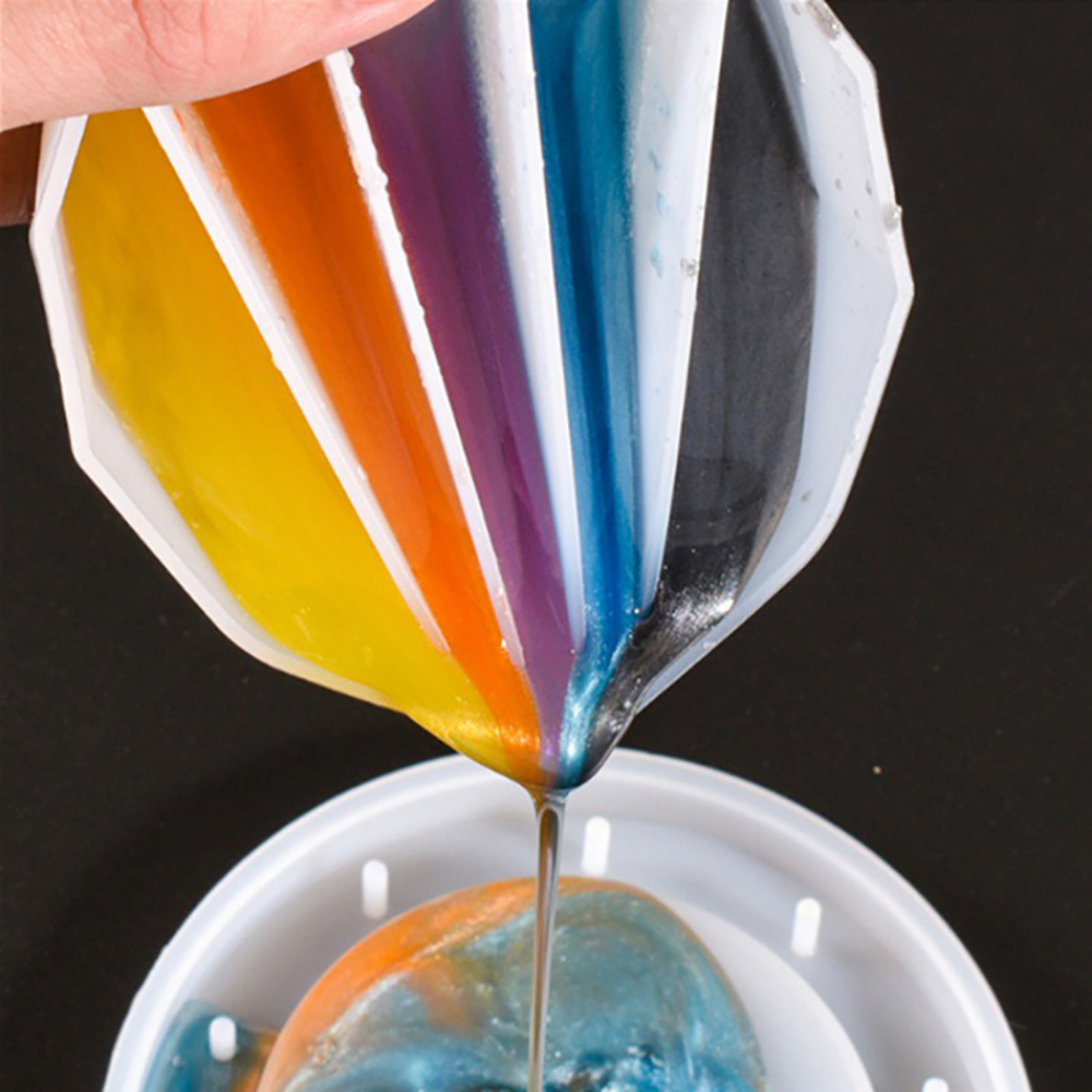 Taza dividida de silicona de 2 - Resin Mixing Cup reseña y precio