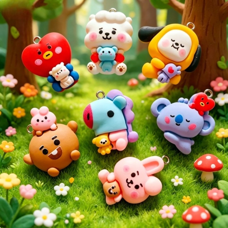 7 piezas de dijes de resina BT - Resin Art Gift Ideas reseña y precio