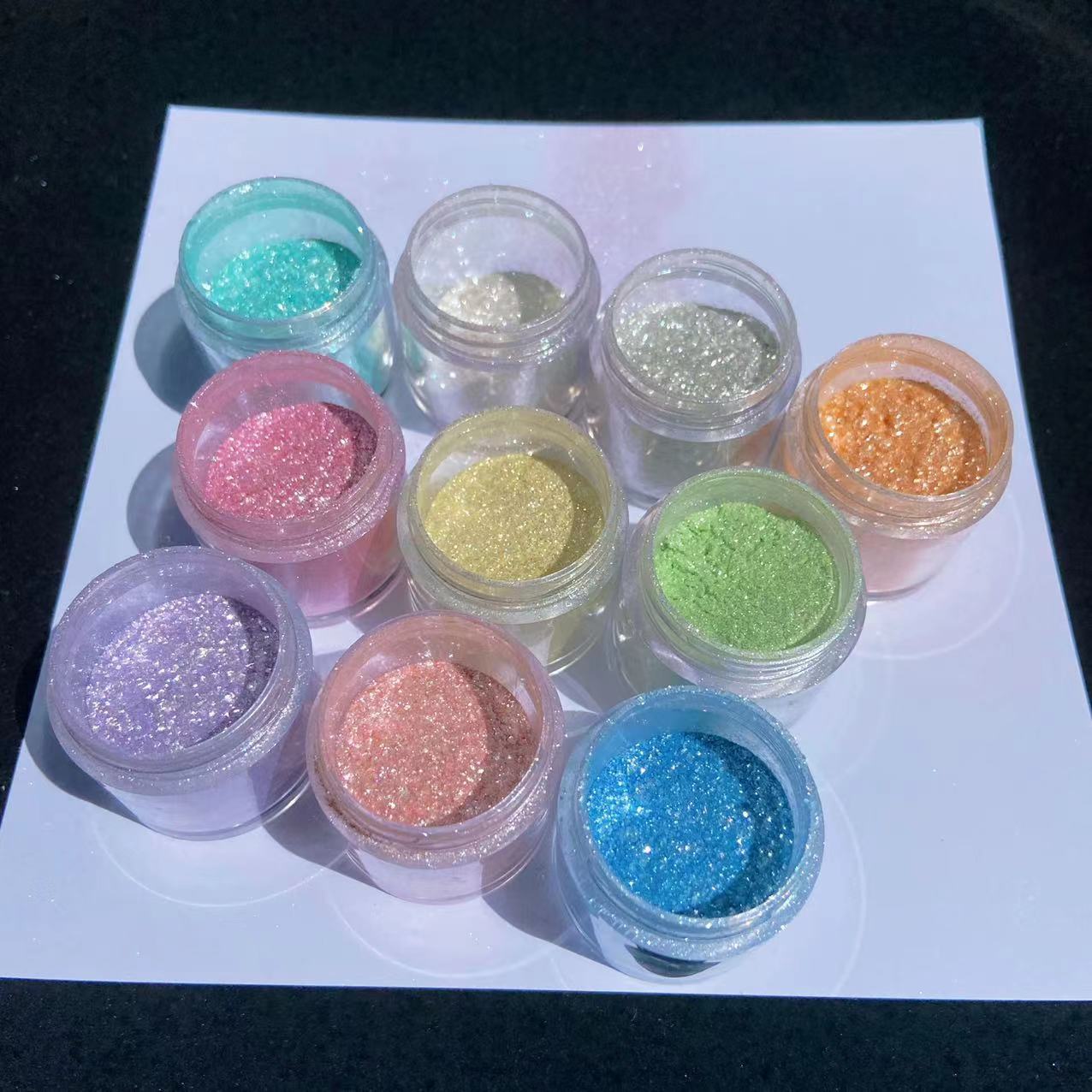 10 colores brillantes brillo d - Pearl Powder Resin reseña y precio