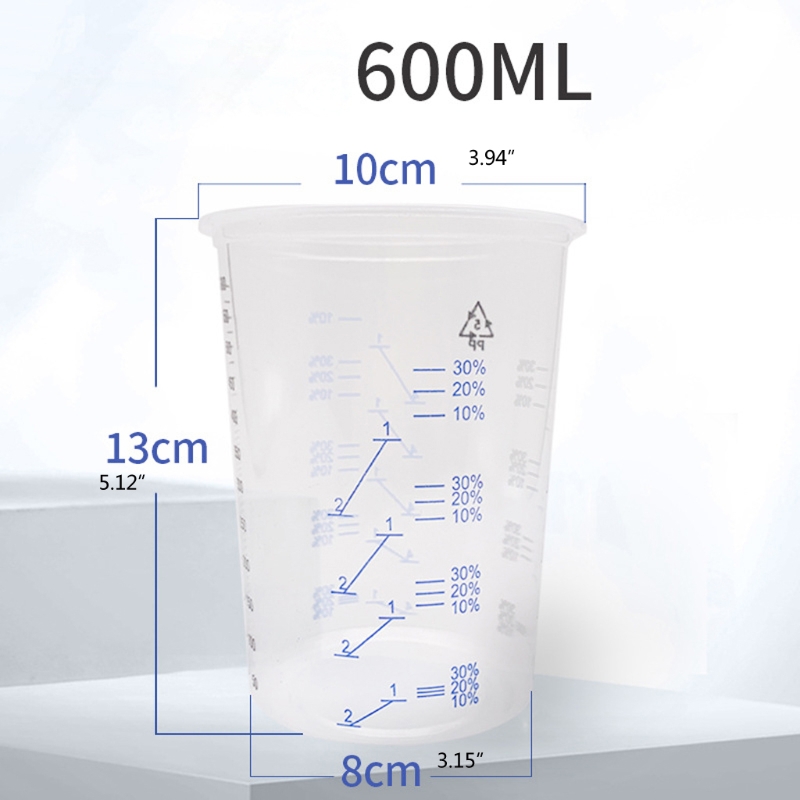 Tazas de mezcla de plástico gr - Resin Mixing Cup reseña y precio