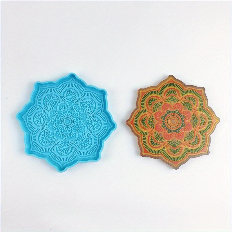 Molde de silicona con posavaso - Resin Art Products reseña y precio