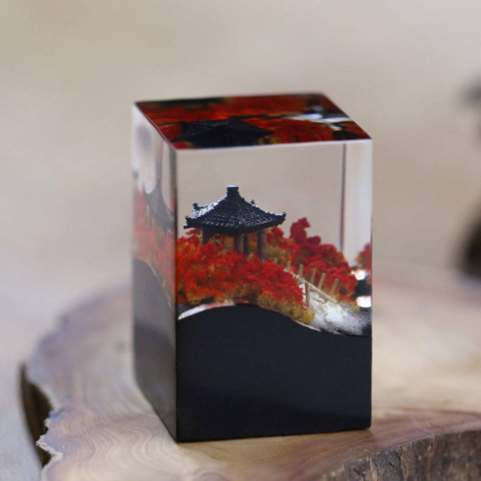Sello de Pabellón Chino con Re - Resin Art Decoration Items reseña y precio
