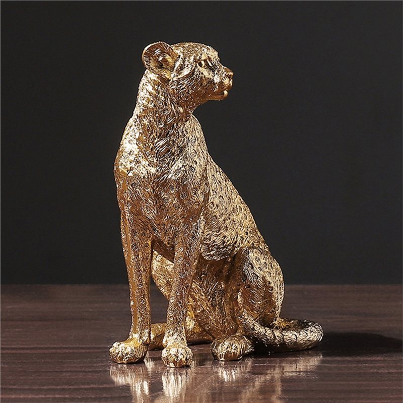 Escultura Moderna de Leopardo  - Resin Art Pro reseña y precio