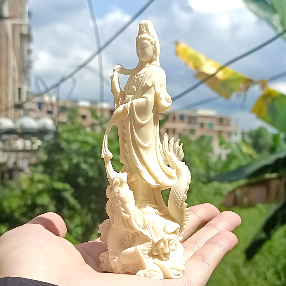 Estatua de Buda Guanyin de Res - Resin Art Aesthetic reseña y precio