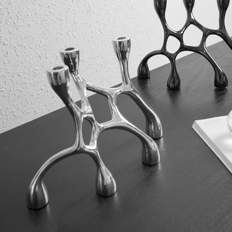 Candelabros artísticos de resi - Resin Art Aesthetic reseña y precio