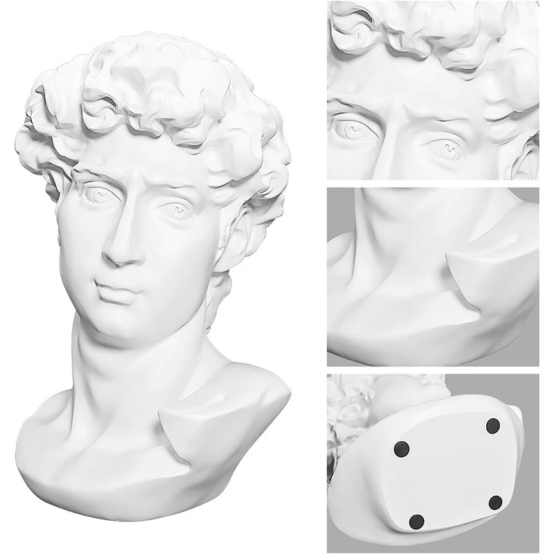 Estatua griega de cabeza de Da - Resin Art Design reseña y precio