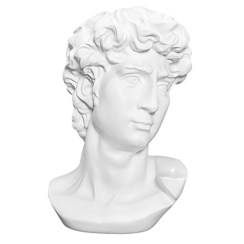 Estatua griega de cabeza de Da - Resin Art Design reseña y precio
