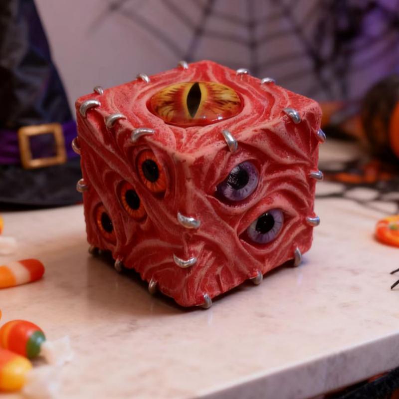 Ojos abstractos, dados del dia - Resin Art Decoration Items reseña y precio