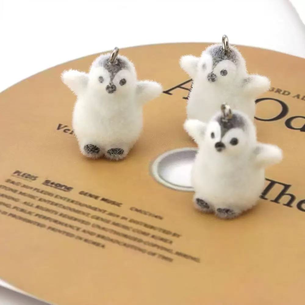 5 uds flocado pequeño pingüino - Resin Art Gift Ideas reseña y precio