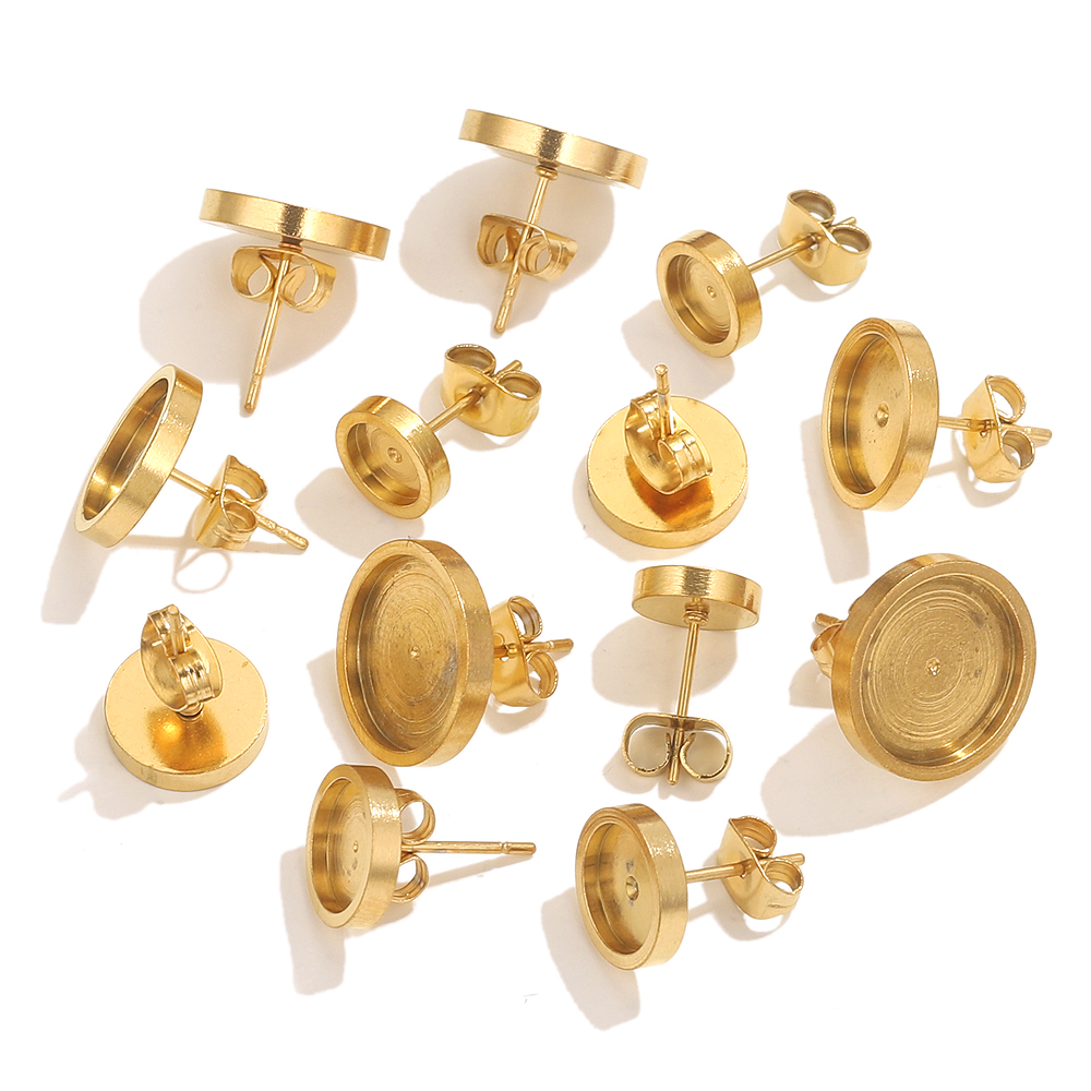 10 Uds. De pendientes dorados  - Resin Art Gift Ideas reseña y precio